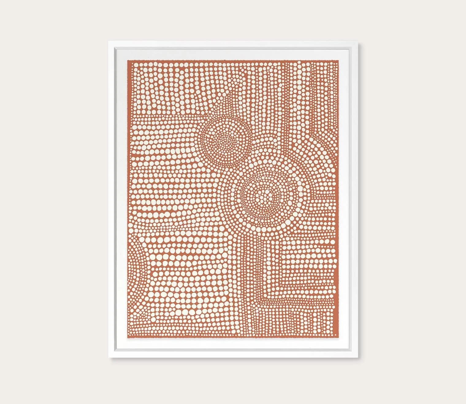 Grand Image Clustered Dots A in Red Digital Print - Image 4