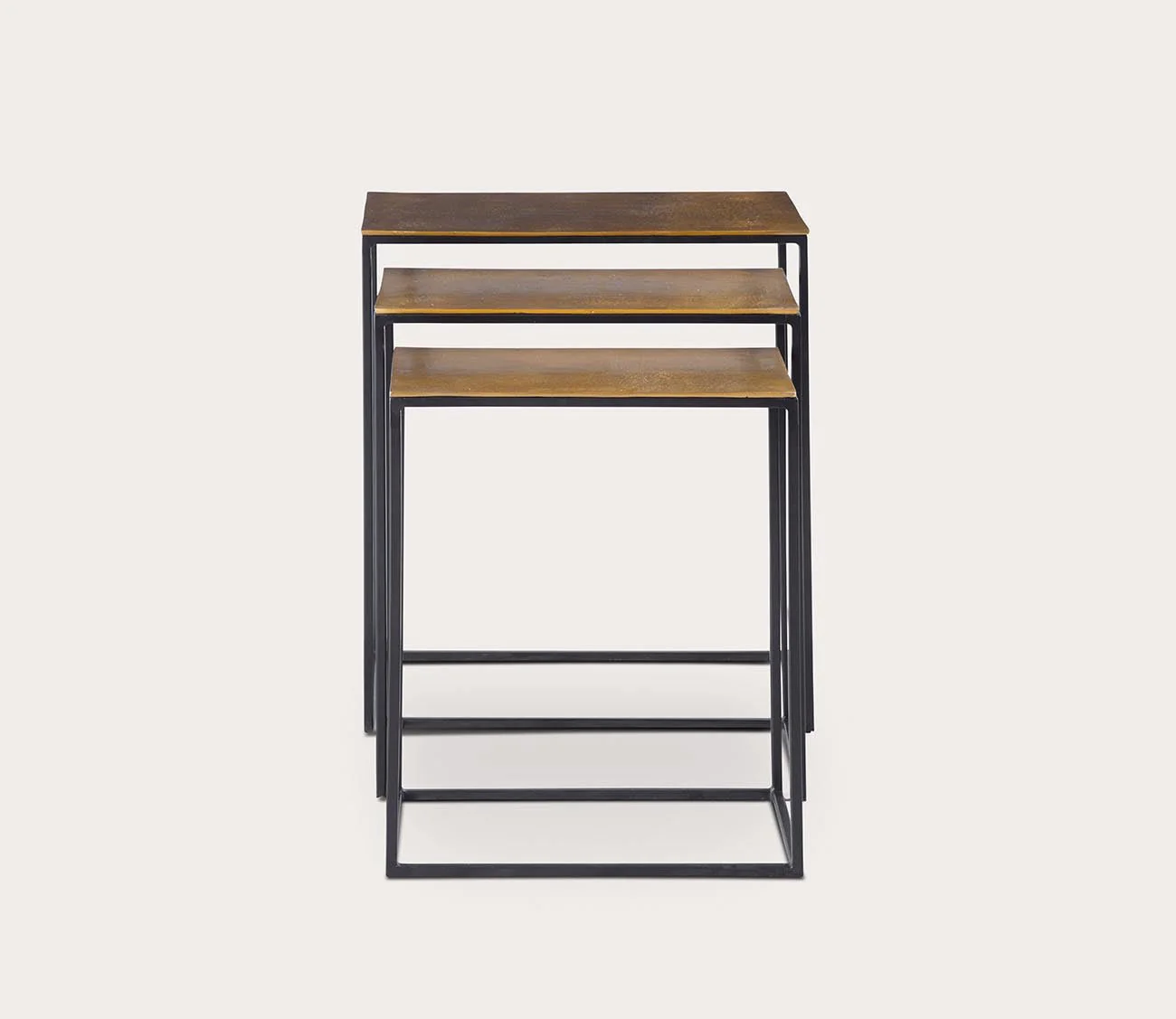 Uttermost Coreene Gold Nesting Tables Set of 3 - Image 3