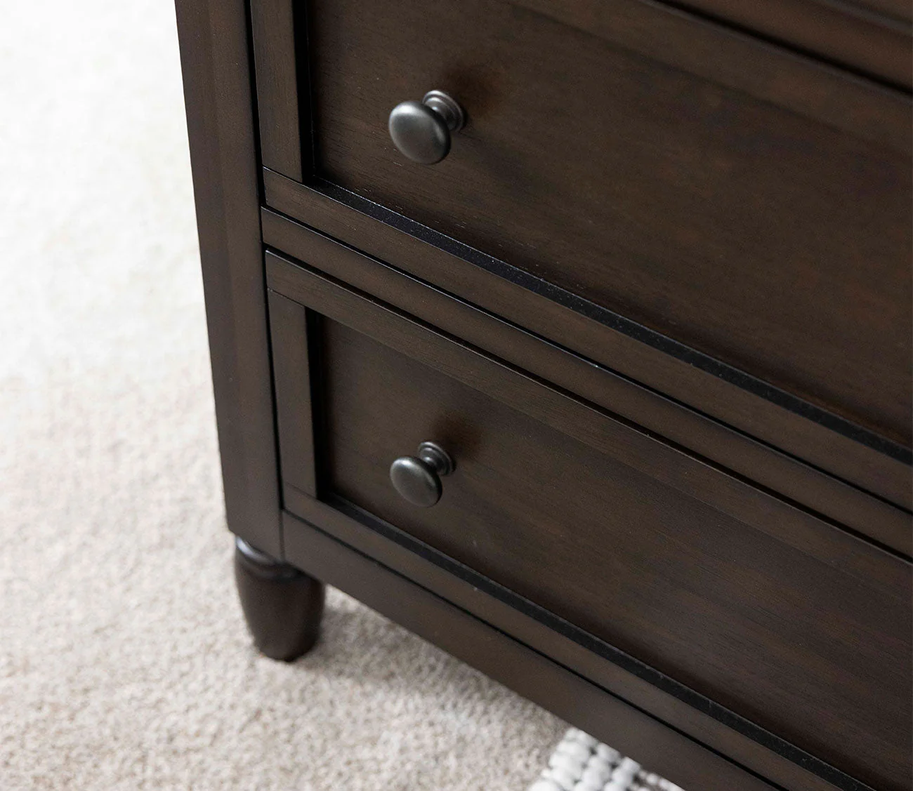 CM Home Delnoir 2-Drawer Nightstand - Image 10