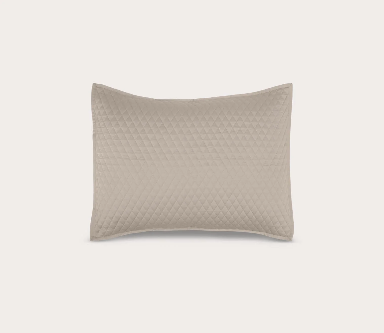 Villa by Classic Home Diamond Pebble Sateen Quilted Pillow Sham - Image 3