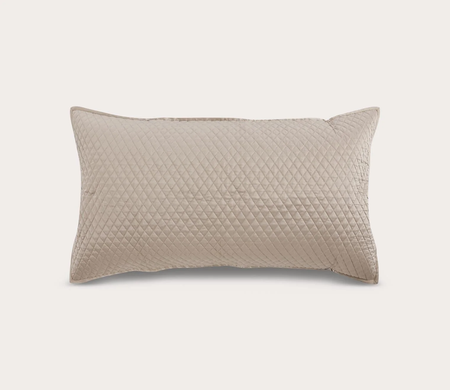 Villa by Classic Home Diamond Pebble Sateen Quilted Pillow Sham - Image 5