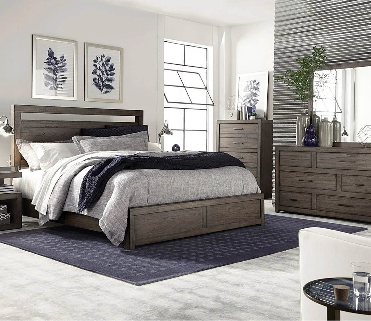 Aspen Home Modern Loft Panel Bed - Image 3