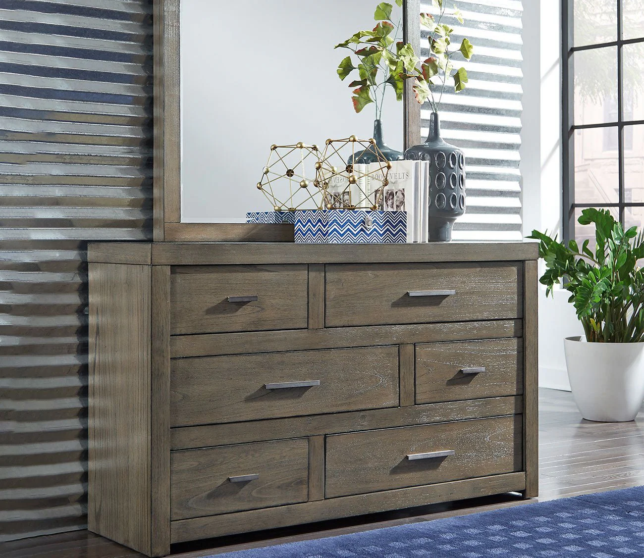 Aspen Home Modern Loft Storage Bed Bedroom Set - Image 4