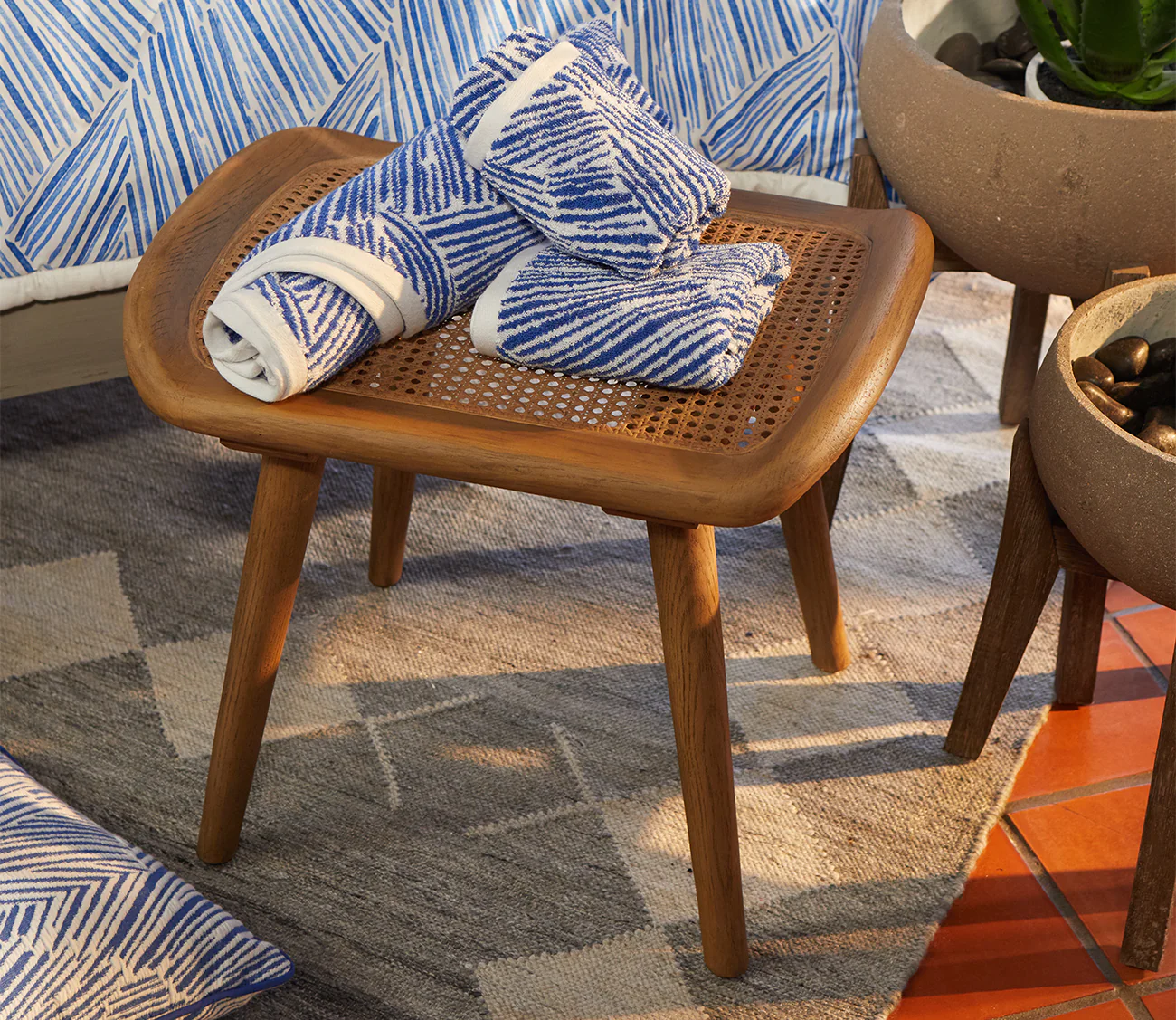 Villa by Classic Home Oasis Gray Multi Hand Woven Area Rug - Image 10