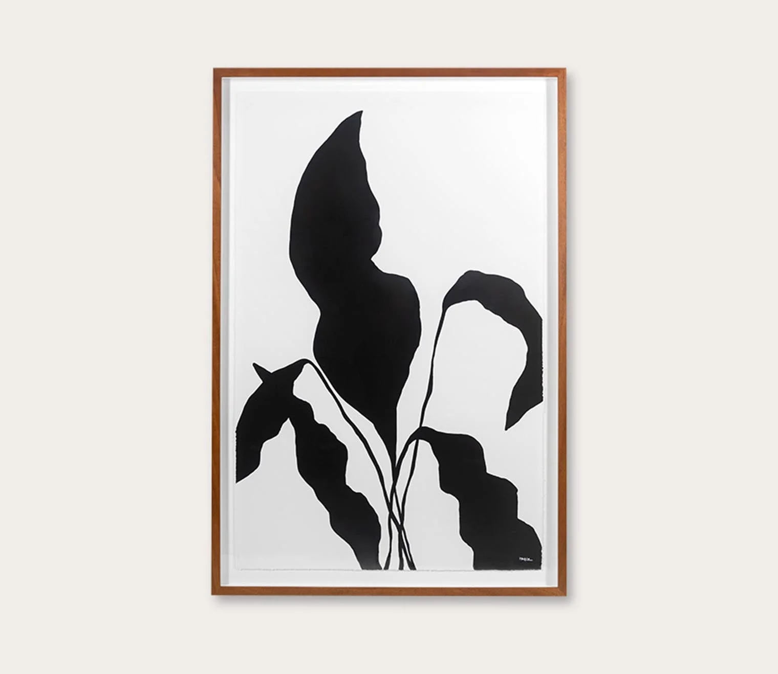 Grand Image Silhouetted Flower 1 Digital Print - Image 3