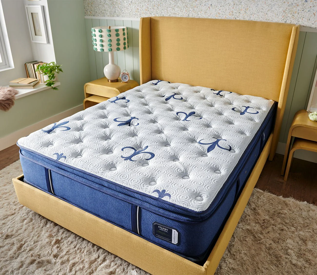 Stearns & Foster Studio Medium Euro Pillow Top Mattress - Image 5