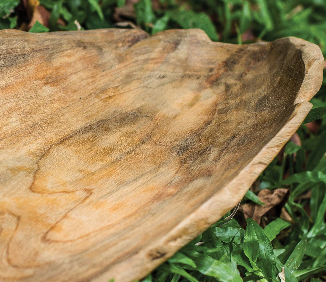 Uttermost Teak Leaf Bowl - Image 3